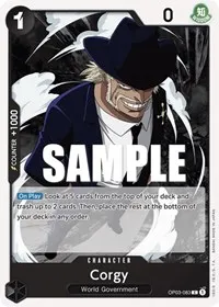 Corgy (Pillars of Strength) — One Piece Card Game Card Value