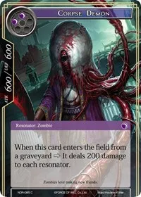 Corpse Demon (New Dawn Rises) — Force of Will Card Value