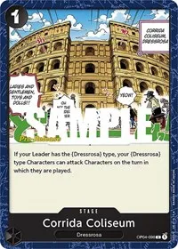 Corrida Coliseum (Kingdoms of Intrigue Pre-Release Cards) — One Piece Card Game Card Value
