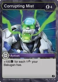 Corrupting Mist (Battle Brawlers) — Bakugan TCG Card Value