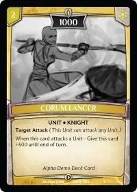Corum Lancer (Alpha Demo Intro Decks)