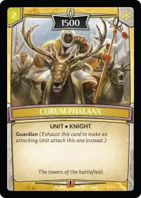 Corum Phalanx (Intro Decks - 2019) — Argent Saga TCG Card Value