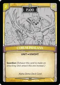 Corum Phalanx (Alpha Demo Intro Decks)