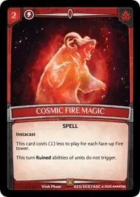 Cosmic Fire Magic (Ascension)