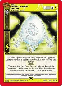 Cosmic Lightning Cyclone (UFO: First Edition Tribal Theme Decks)