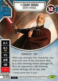 Count Dooku Darth Tyranus (Way of the Force) — Star Wars Destiny Card Value