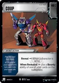 Coup (War for Cybertron: Siege II) — Transformers TCG Card Value