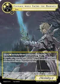 Courage while Facing the Darkness (Evil Cluster Starter Deck 2: Matelda) — Force of Will Card Value