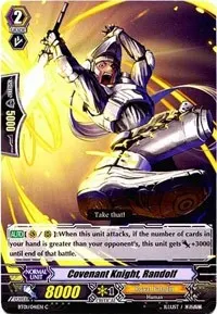 Covenant Knight Randolf (BT01: Descent of the King of Knights)
