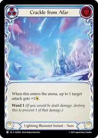 Crackle From Afar Blue (Armory Deck: Zyggy)