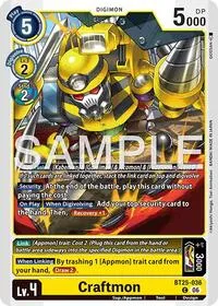 Craftmon (Dual Revolution) — Digimon Card Game Card Value