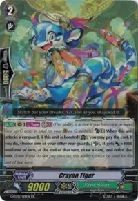Crayon Tiger (G-BT02: Soaring Ascent of Gale & Blossom)