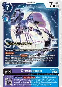 Crescemon (Cyber Eden Release Event Cards) — Digimon Card Game Card Value