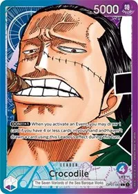 Crocodile 062 Parallel (Romance Dawn) — One Piece Card Game Card Value