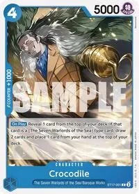 Crocodile (Starter Deck 17: BLUE Donquixote Doflamingo)