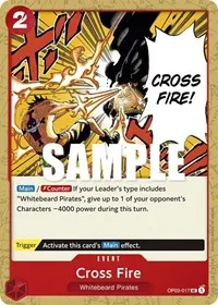 Cross Fire (Pillars of Strength) — One Piece Card Game Card Value
