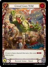 Crowd Goes Wild FAB376 (Flesh and Blood: Promo Cards)