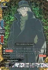 Cruel Man Gin Parallel Foil (S-TD-C02: Case Closed -Side:Black-)