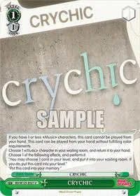 CRYCHIC (MyGO!!!!! x Ave Mujica) — Weiss Schwarz Card Value