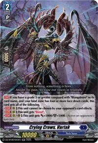 Crying Crows Vartak (DZ-BT08: Knights 0f Rebirth) — Cardfight Vanguard Card Value