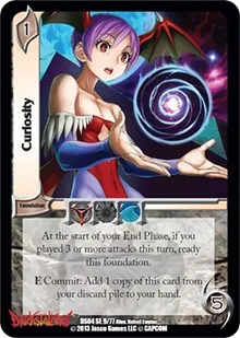 Curiosity (Darkstalkers: Collector's Tins) — UniVersus Card Value