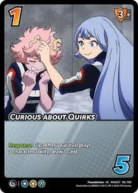 Curious About Quirks (UniVersus: My Hero Academia: Girl Power)
