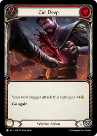 Cut Deep Red (The Hunted) — Flesh & Blood TCG Card Value