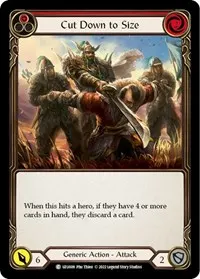 Cut Down to Size Red (Blitz Deck: Outsiders - Uzuri)