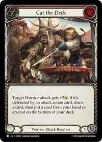 cut the deck red (Blitz Deck: Heavy Hitters - Kassai) — Flesh & Blood TCG Card Value