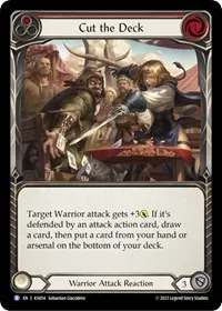 cut the deck red (Blitz Deck: Heavy Hitters - Kassai)