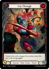 Cut Through Red (GEM Pack 1) — Flesh & Blood TCG Card Value