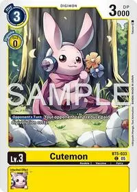 Cutemon Reprint (Advanced Booster Digimon Generation)