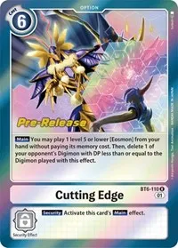 Cutting Edge (Double Diamond Pre-Release Cards) — Digimon Card Game Card Value