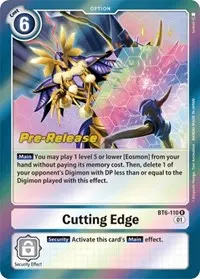 Cutting Edge (Double Diamond Pre-Release Cards)