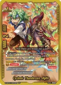 Cyclonic Thunderaxe Agito SP (S-CBT01: Golden Garga)