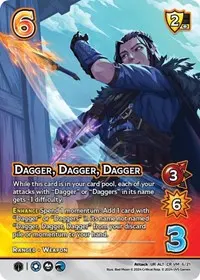 Dagger Dagger Dagger Alternate Art (Challenger Series: Vox Machina and Mighty Nein)