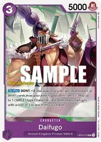 Daifugo (Paramount War Pre-Release Cards)