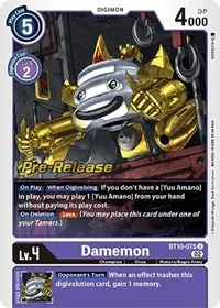 Damemon (Xros Encounter Pre-Release Cards)