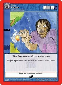 Dampen (Nightfall: First Edition Tribal Theme Decks) — MetaZoo Card Value