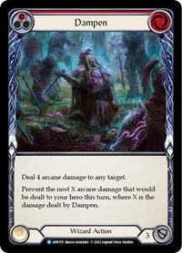 Dampen Red (Uprising) — Flesh & Blood TCG Card Value