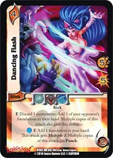 Dancing Flash (Darkstalkers: Warriors of the Night) — UniVersus Card Value