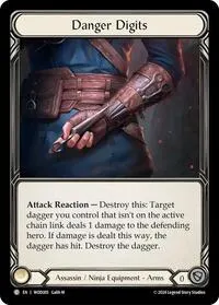 Danger Digits (Blitz Deck: The Hunted - Arakni, Web of Deceit)