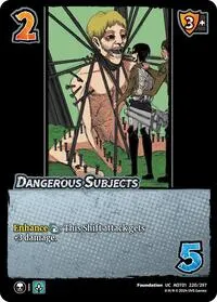 Dangerous Subjects (Attack on Titan: Battle for Humanity)