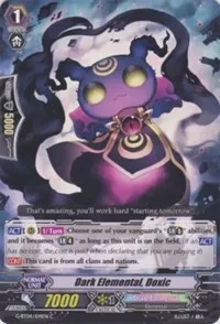 Dark Elemental Doxic (G-BT04: Soul Strike Against The Supreme) — Cardfight Vanguard Card Value