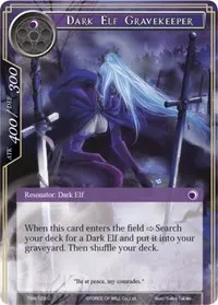 Dark Elf Gravekeeper (The Time Spinning Witch)
