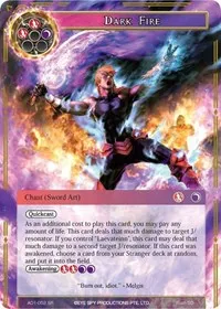 Dark Fire (Alice Origin) — Force of Will Card Value