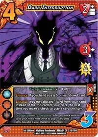 Dark Interruption (UniVersus: My Hero Academia: League of Villains) — UniVersus Card Value