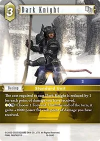Dark Knight (Emissaries of Light) — Final Fantasy TCG Card Value