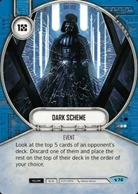 Dark Scheme (Legacies) — Star Wars Destiny Card Value