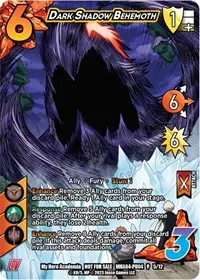 Dark Shadow Behemoth Plus Ultra Pack 4 (UniVersus: My Hero Academia Promo Cards)